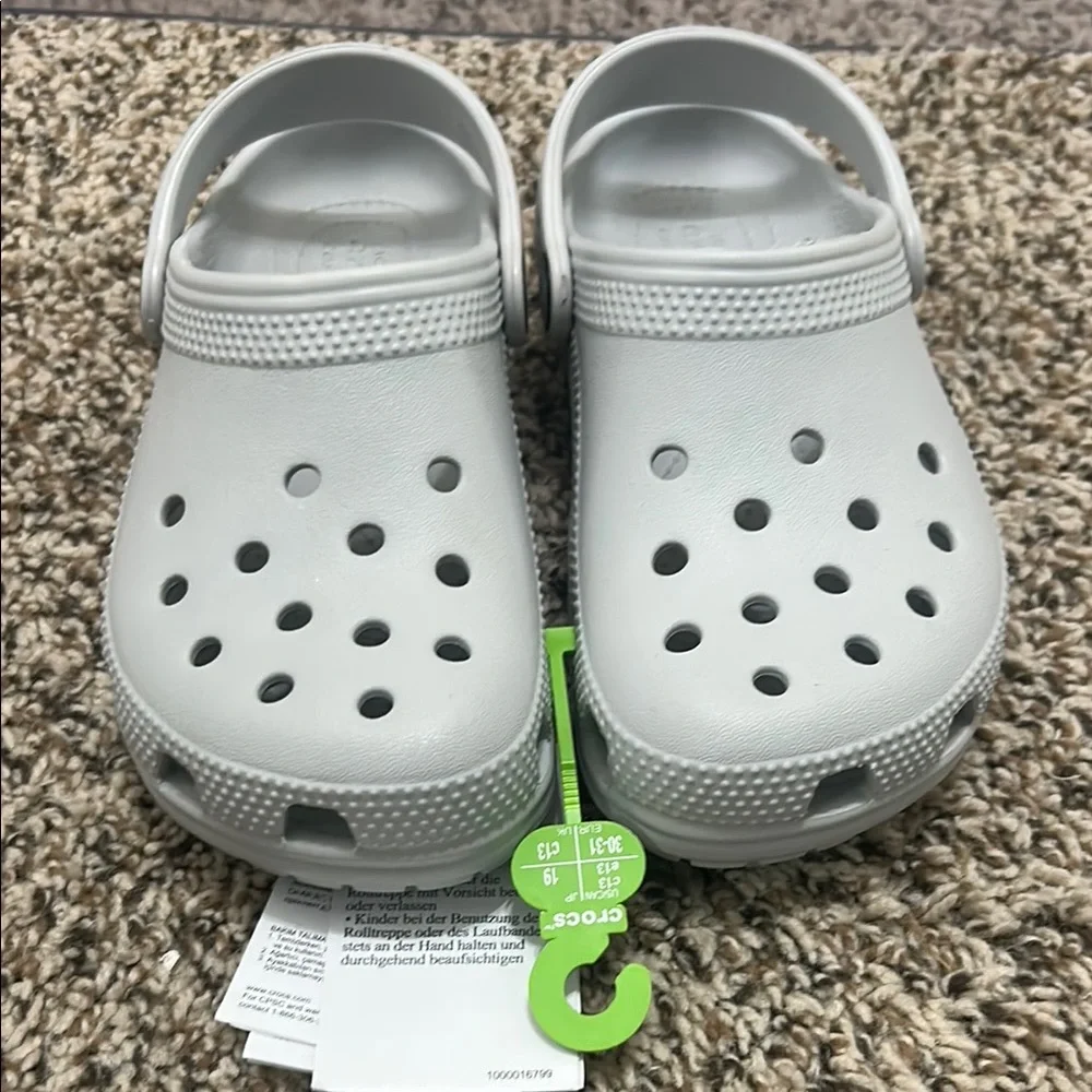 CROCS Kids Classic Sandals - Light Gray